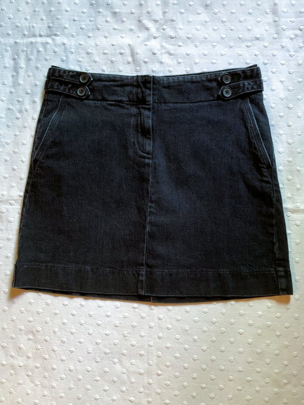 J Crew Factory Women’s Short Denim Skirt, Blue, Sz 6